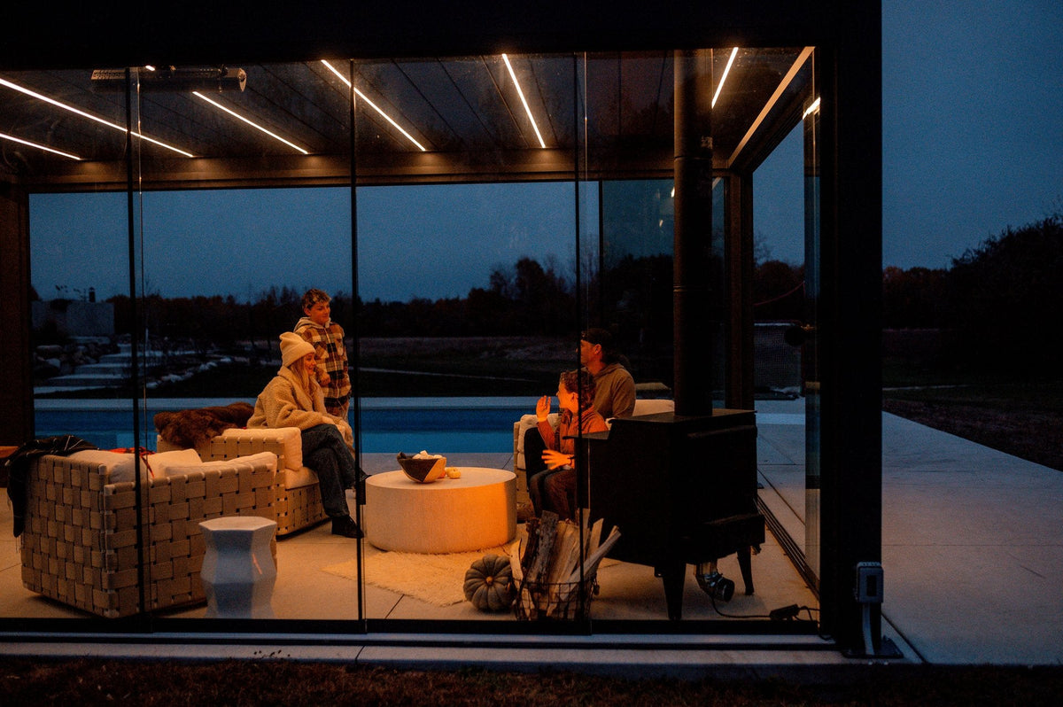Shade Mastery S3 Premium Motorized Louvered Pergola - Including Installation